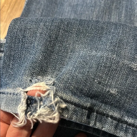 Miss Me Blue Embellished Designer Jeans. Sz 26 Boot - Picture 16 of 16